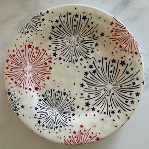 SUR LA TABLE Melamine Outdoor Appetizer or Side Dish Plates - set of 4
